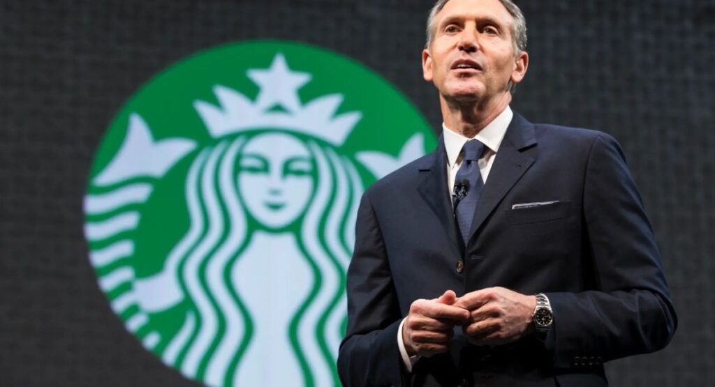 image shown of Howard Schultz